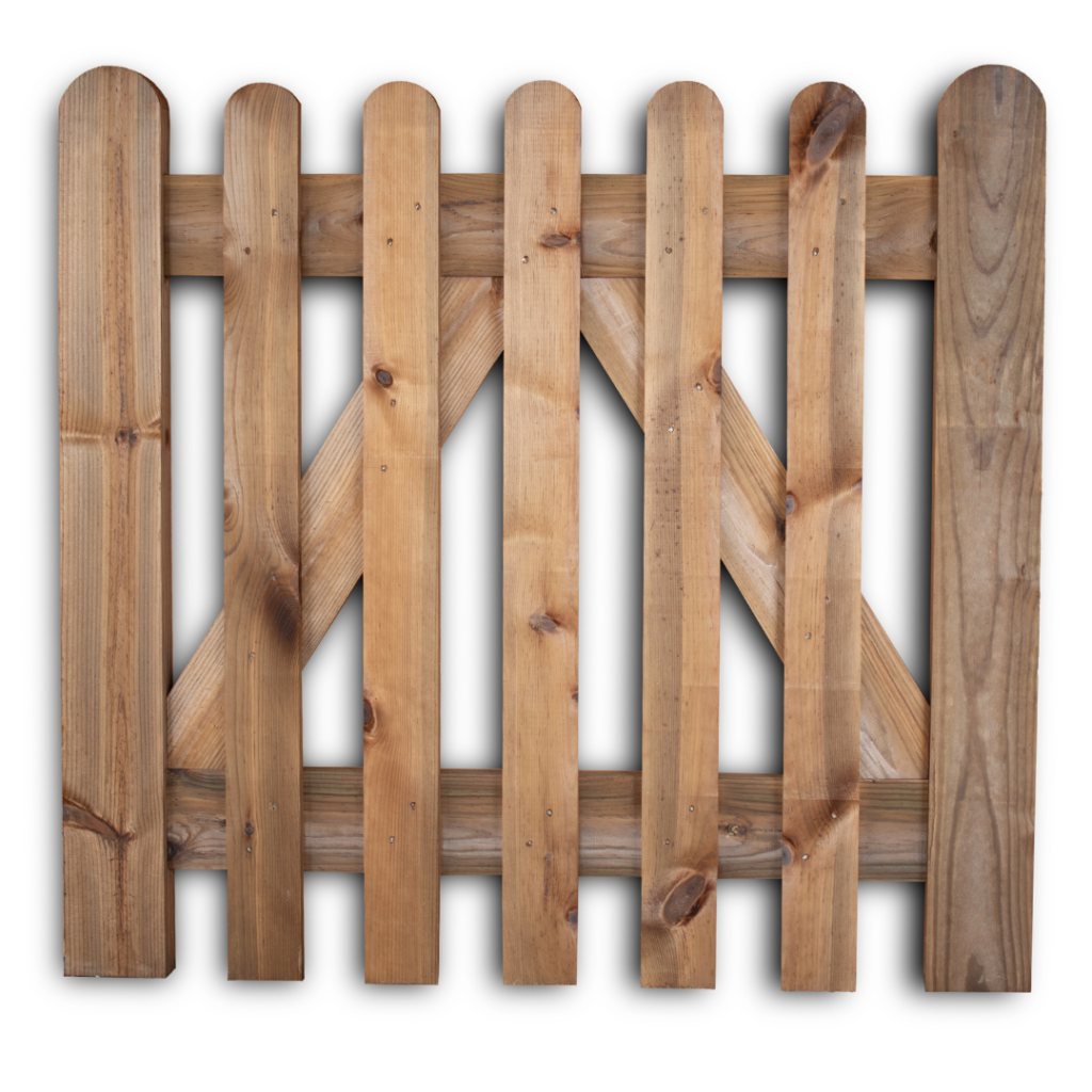Palisade Gates (Round Topped) Chase Timber Products
