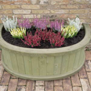 Half Moon Planter - L113cm x H45cm x W58cm (HMP)
