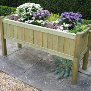 Raised Rectangular Planter L150cm x H75cm x W45cm