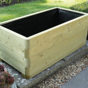 Smooth Rectangular Planter - L100cm x H45cm x W50cm (SRP100)