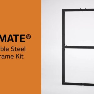 Black Metal Adjustable Gate Frame